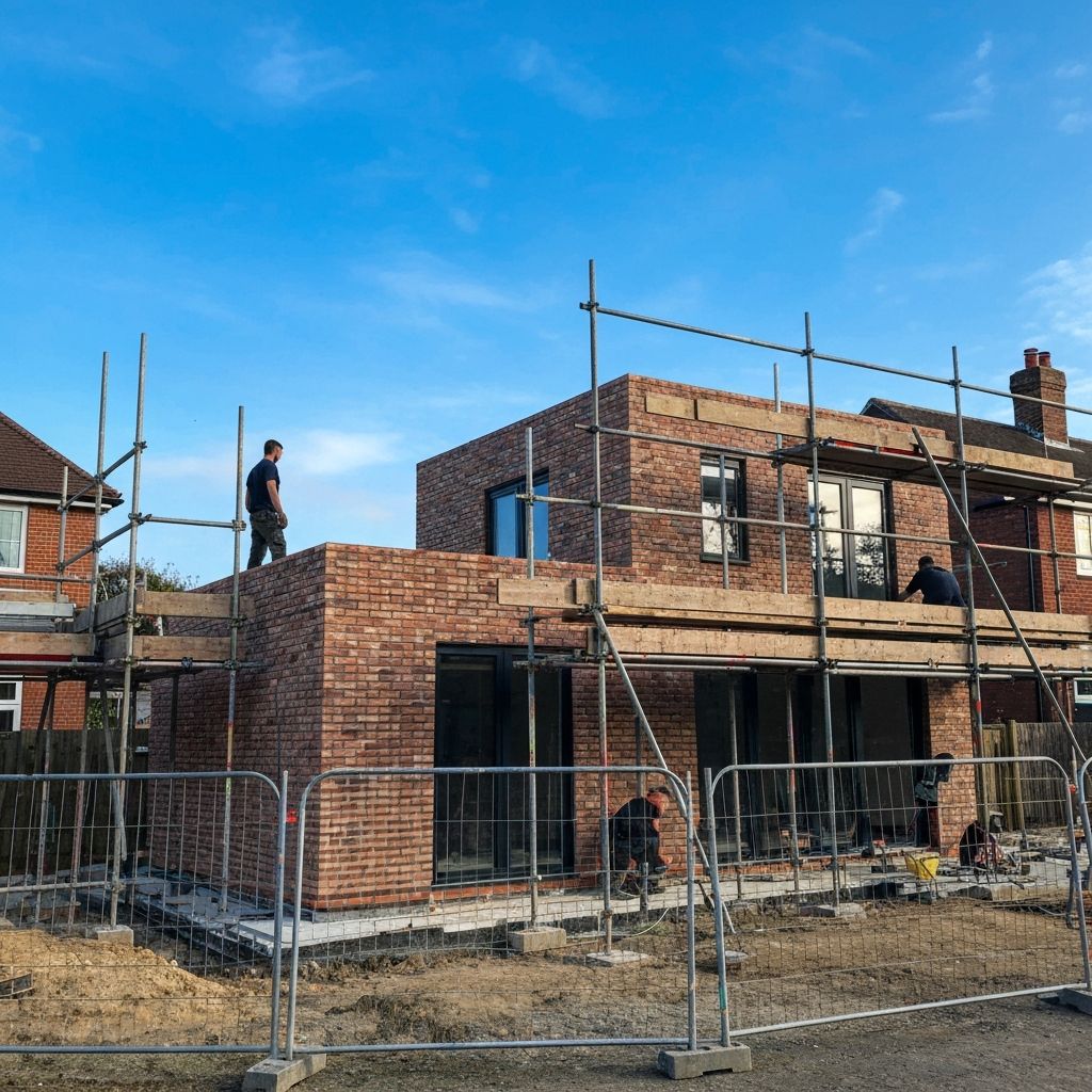 House extension construction